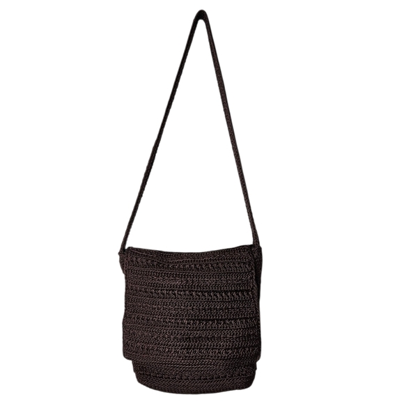 The Sak Y2K Crochet Shoulder Bag Brown - Picture 2 of 12